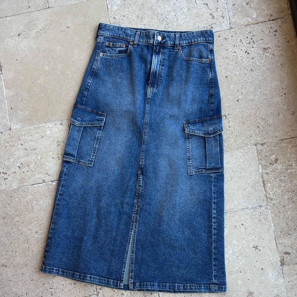 Gap Denim Cargo Skirt